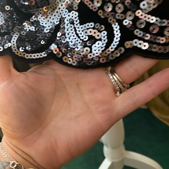 Express sequin & velour dressy dress - Picture 2 of 15